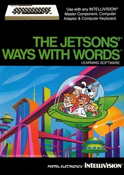 The Jetsons' Ways With Words - (INTV) Intellivision Video Games Mattel