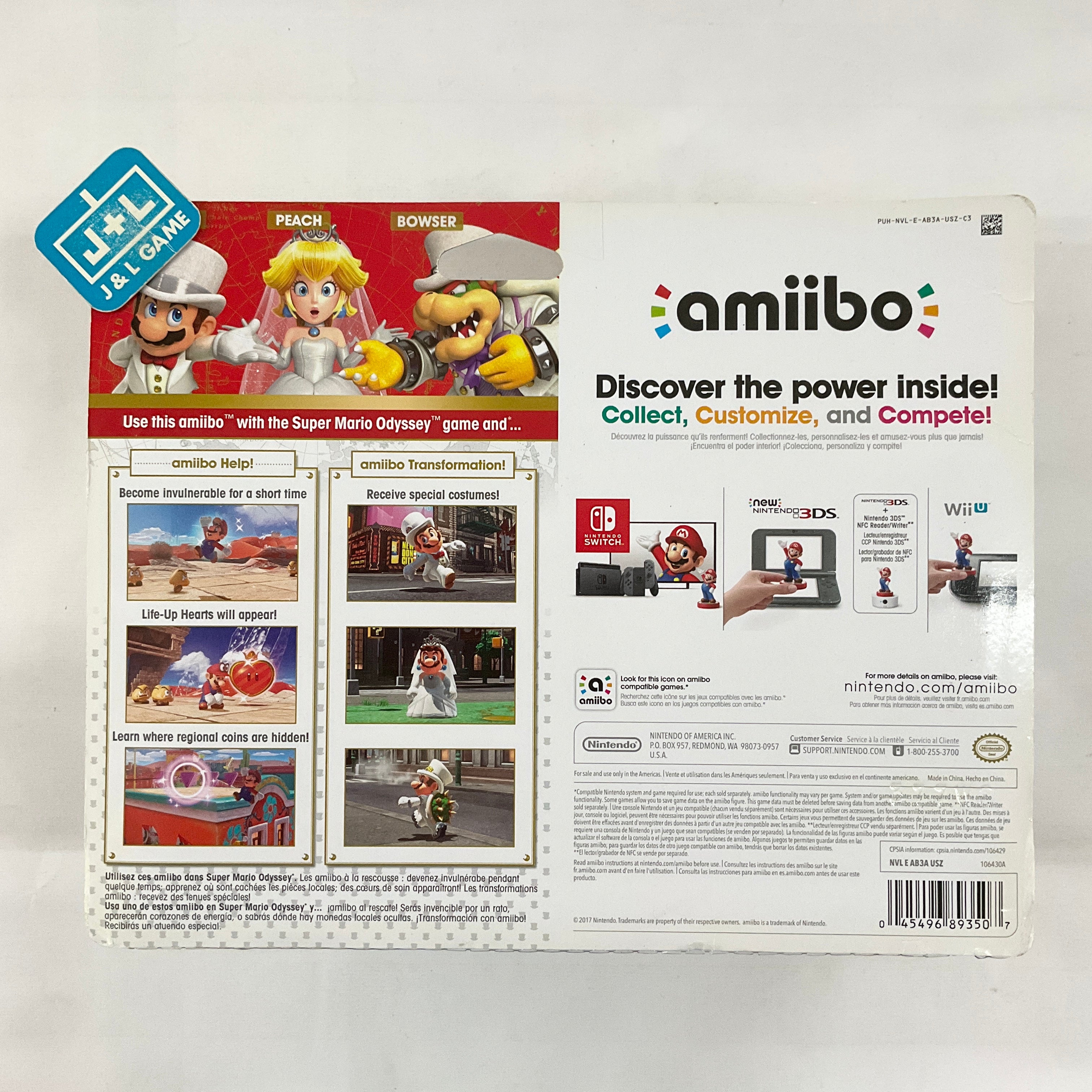 Mario & Peach & Bowser Wedding Set (Super Mario Odyssey) - Nintendo Switch Amiibo Amiibo Nintendo   