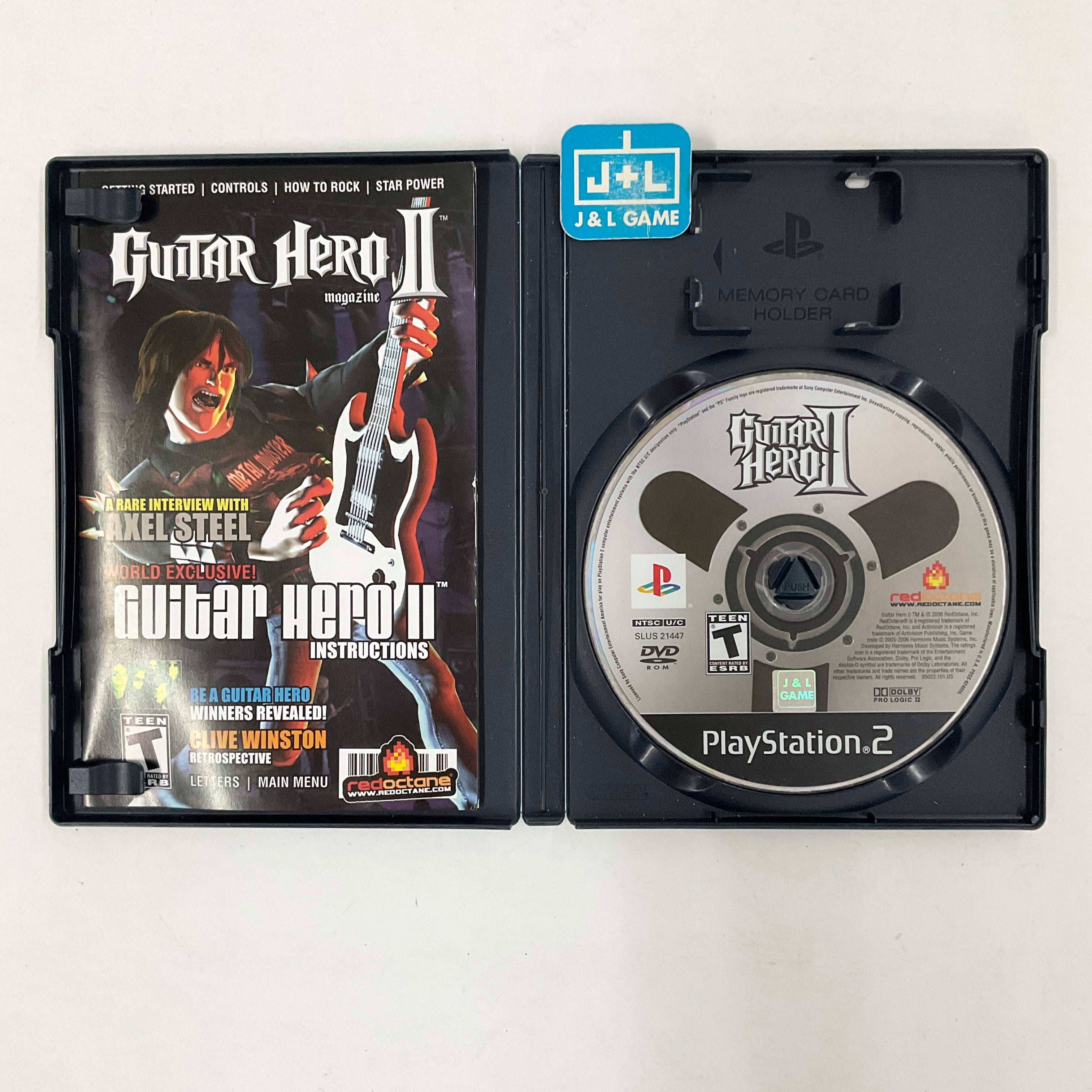 Guitar Hero 2 With Wired Guitar Controller Bundle - (PS2) PlayStation 2 [Pre-Owned] Video Games ACTIVISION   