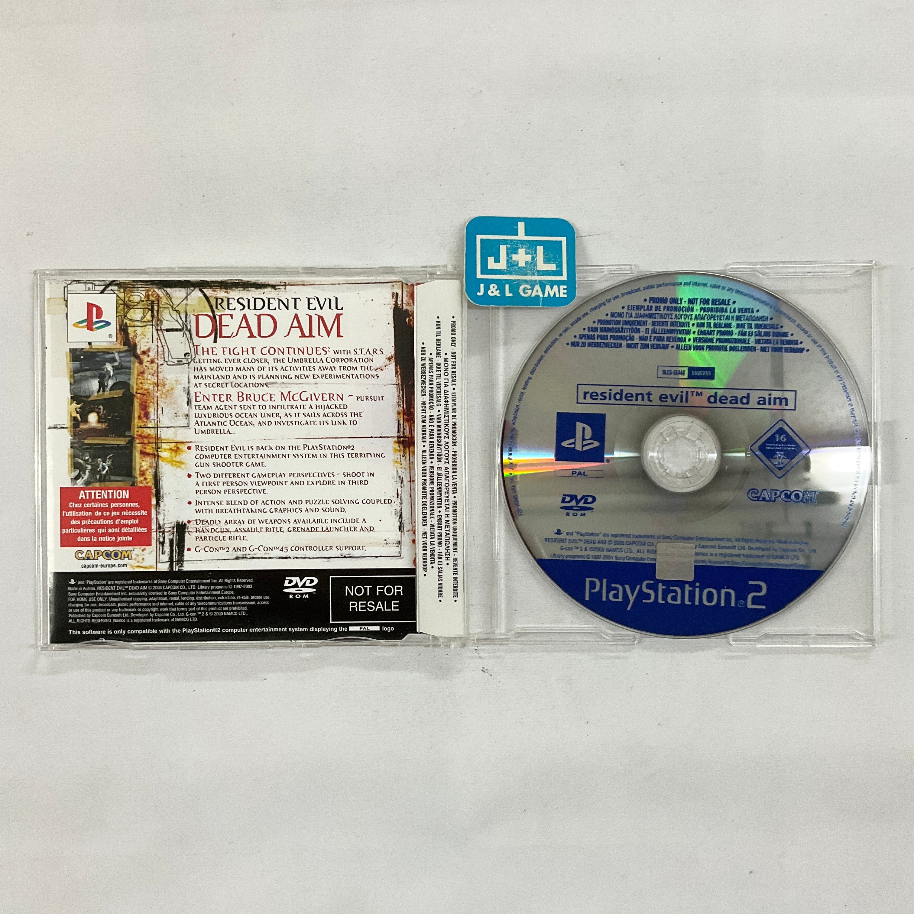 Resident Evil: Dead Aim (Promo) - (PS2) PlayStation 2 [Pre-Owned] (European  Import)