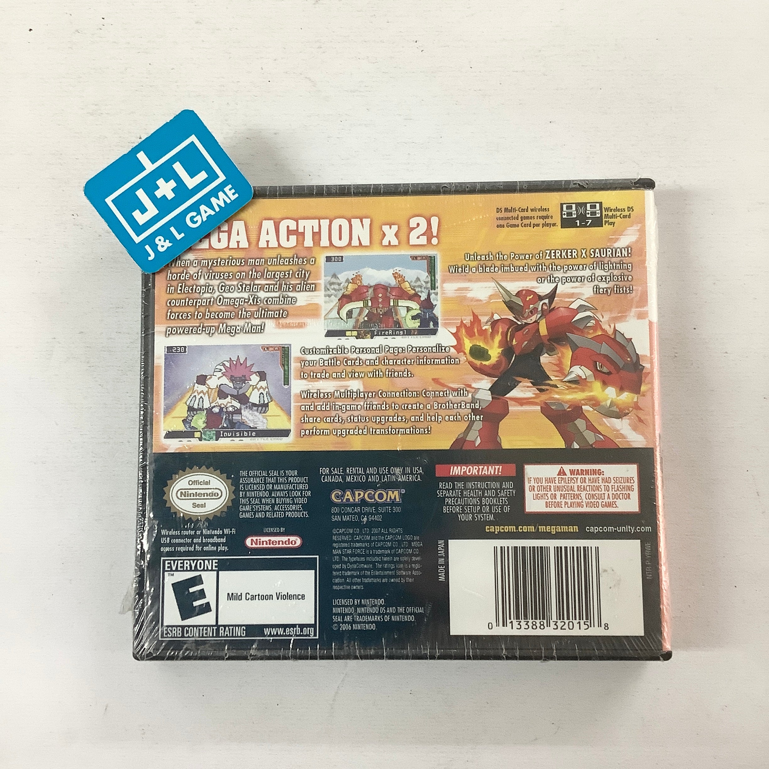 Mega Man Star Force 2: Zerker X Saurian - (NDS) Nintendo DS Video Games Capcom   