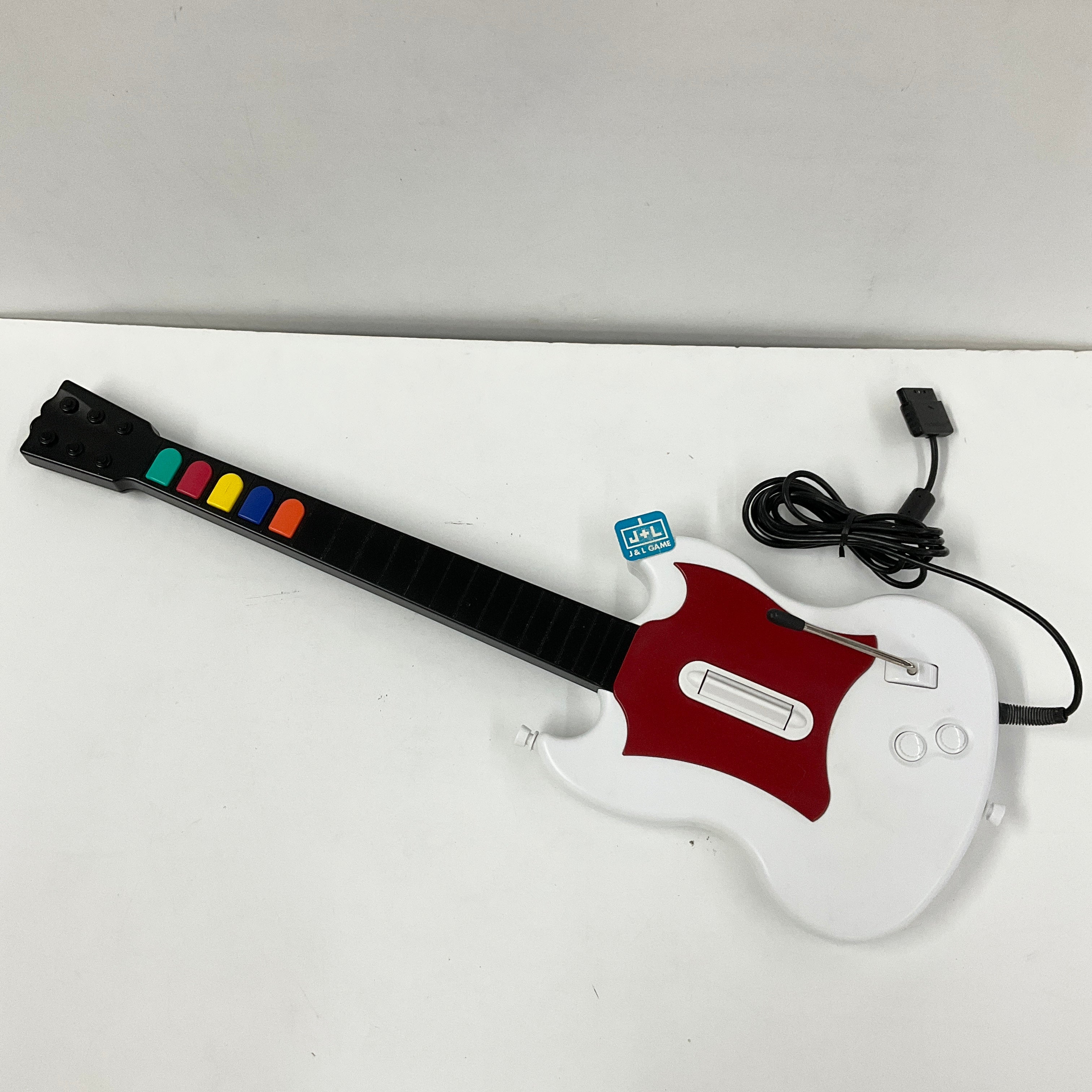 RedOctane Gibson Guitar Hero Guitar (White/Red) - (PS2) Playstation 2 [Pre-Owned] Video Games RedOctane   