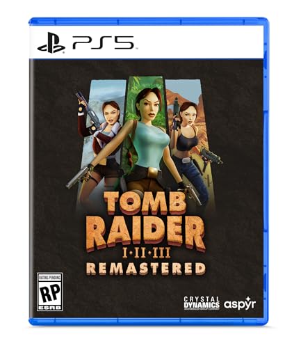 Tomb Raider I-III Remastered Starring Lara Croft - (PS5) PlayStation 5 Video Games Aspyr   