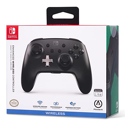 PowerA Nintendo Switch Enhanced Wireless Controller (Black) - (NSW) Nintendo Switch Accessories PowerA   