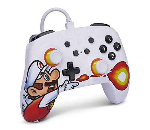 PowerA Enhanced Wired Controller and Slim Case (Mario Fireball) - (NSW) Nintendo Switch Accessories PowerA   