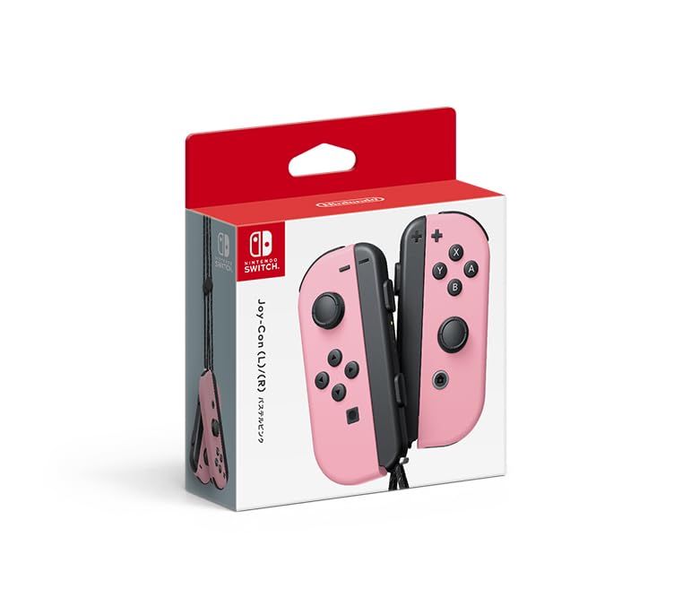 Nintendo Switch Joy-Con (L)/(R) (Pastel Pink) - (NSW) Nintendo Switch (Japanese Import) ACCESSORIES Nintendo