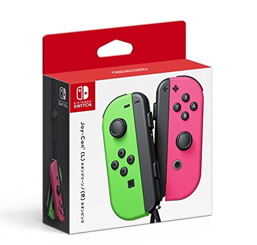 Nintendo Switch Joy-Con (L)/(R) (Neon Green/Neon Pink) - (NSW) Nintendo Switch Accessories Nintendo   