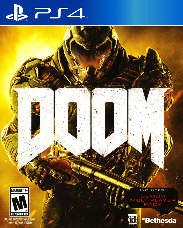 Doom - (PS4) PlayStation 4 [Pre-Owned] Video Games Bethesda   