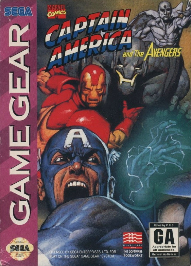 Captain America and the Avengers - (SGG) SEGA GameGear [Pre-Owned] Video Games Sega   