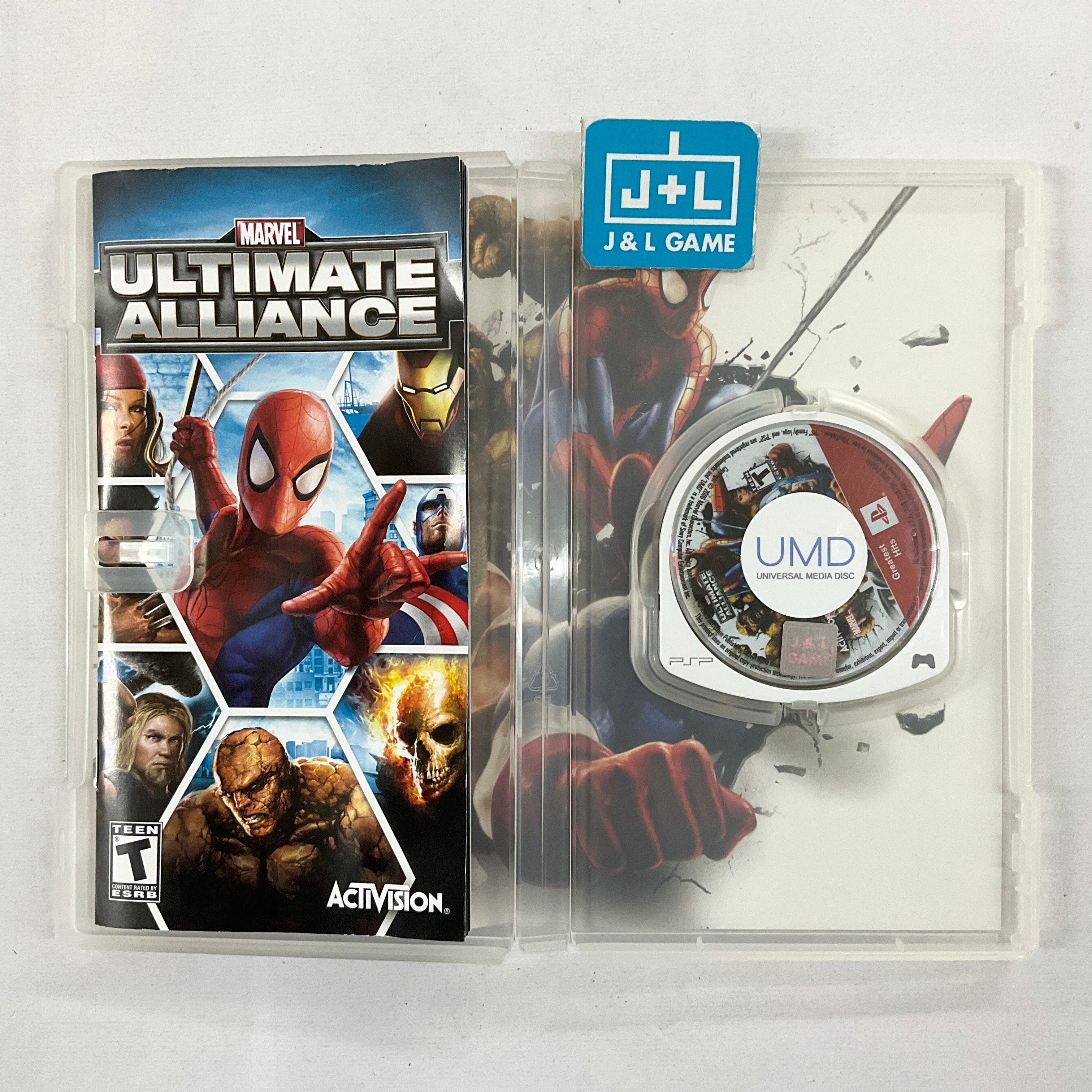 Marvel: Ultimate Alliance (Greatest Hits) - SONY PSP [Pre-Owned] Video Games Activision