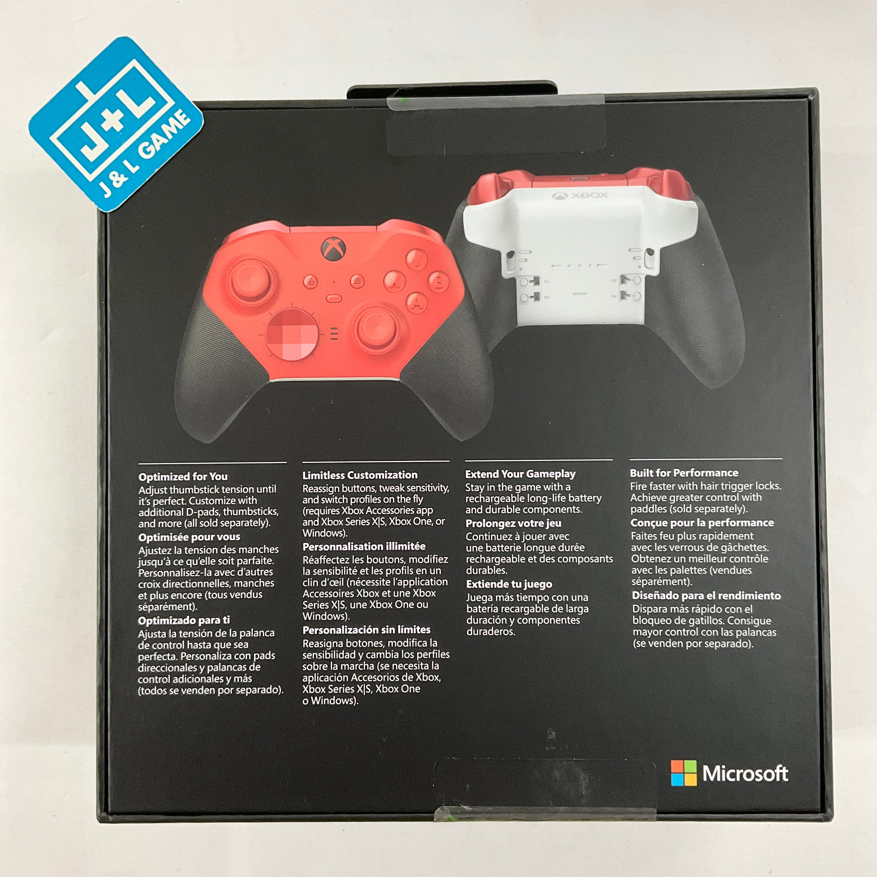 Xbox Elite Wireless Controller Series 2 Core (Red) - (XB1) Xbox One Accessories Xbox   