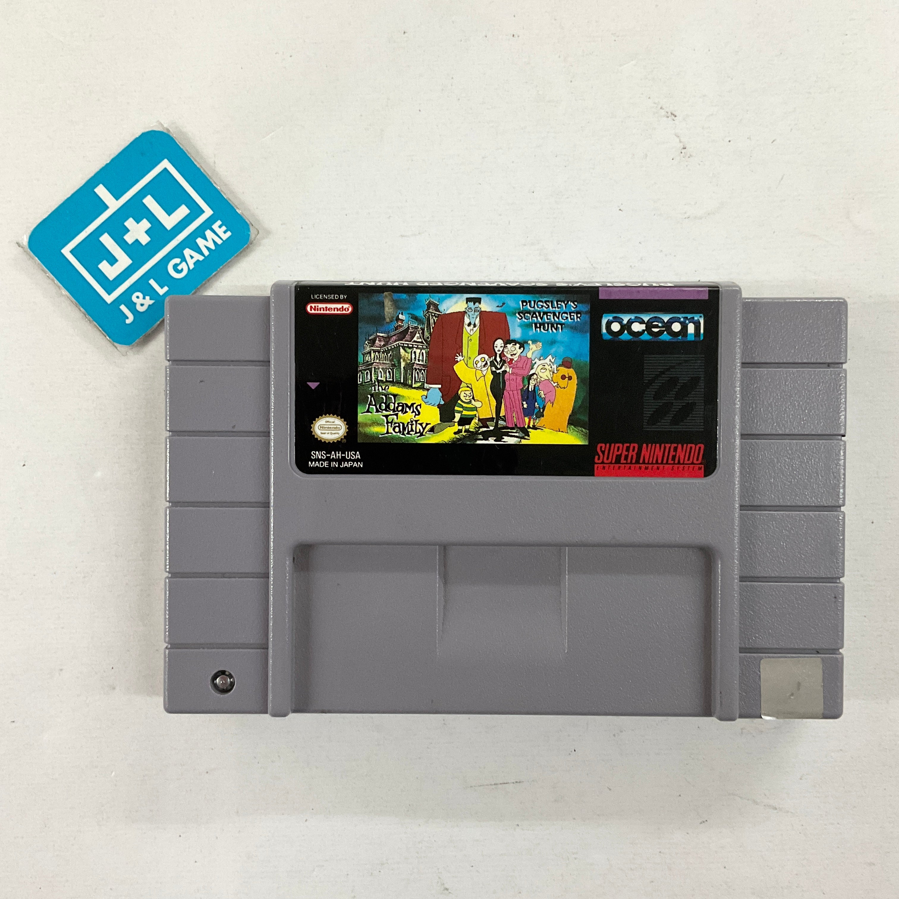 The Addams Family: Pugsley's Scavenger Hunt - (SNES) Super Nintendo [Pre-Owned] Video Games Ocean