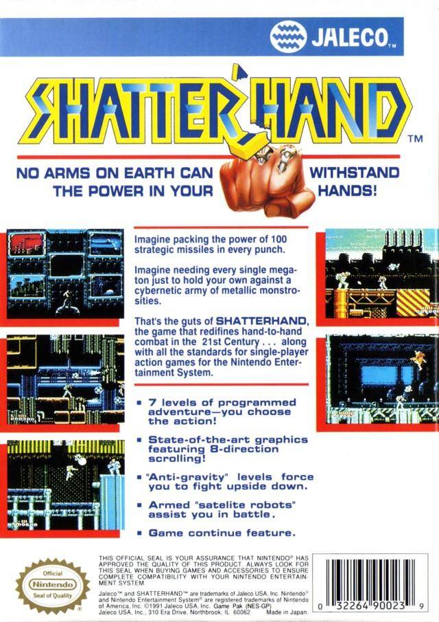 Shatterhand - (NES) Nintendo Entertainment System [Pre-Owned] Video Games Jaleco Entertainment   