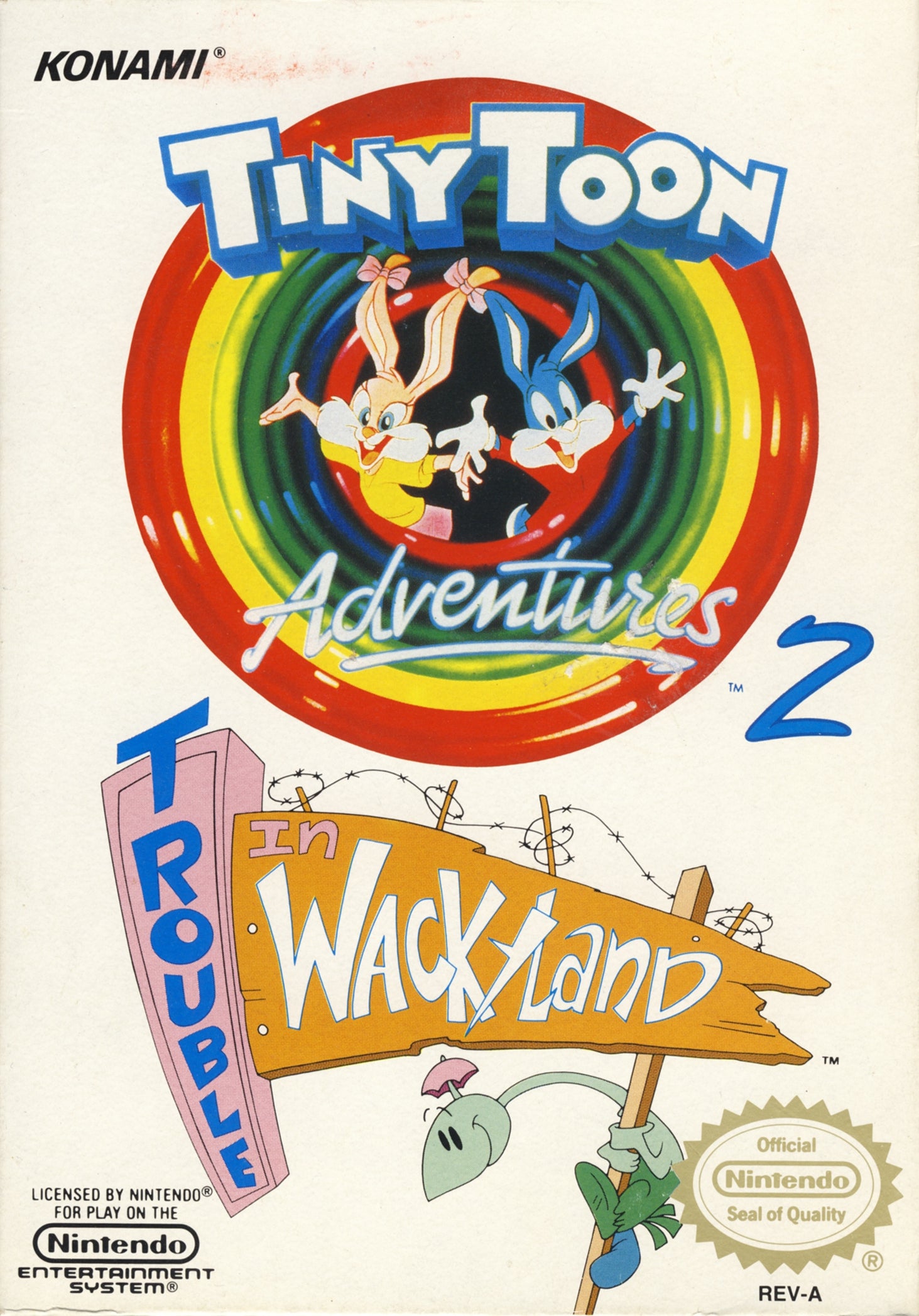 Tiny Toon Adventures 2: Trouble in Wackyland - (NES) Nintendo Entertainment System [Pre-Owned] Video Games Konami