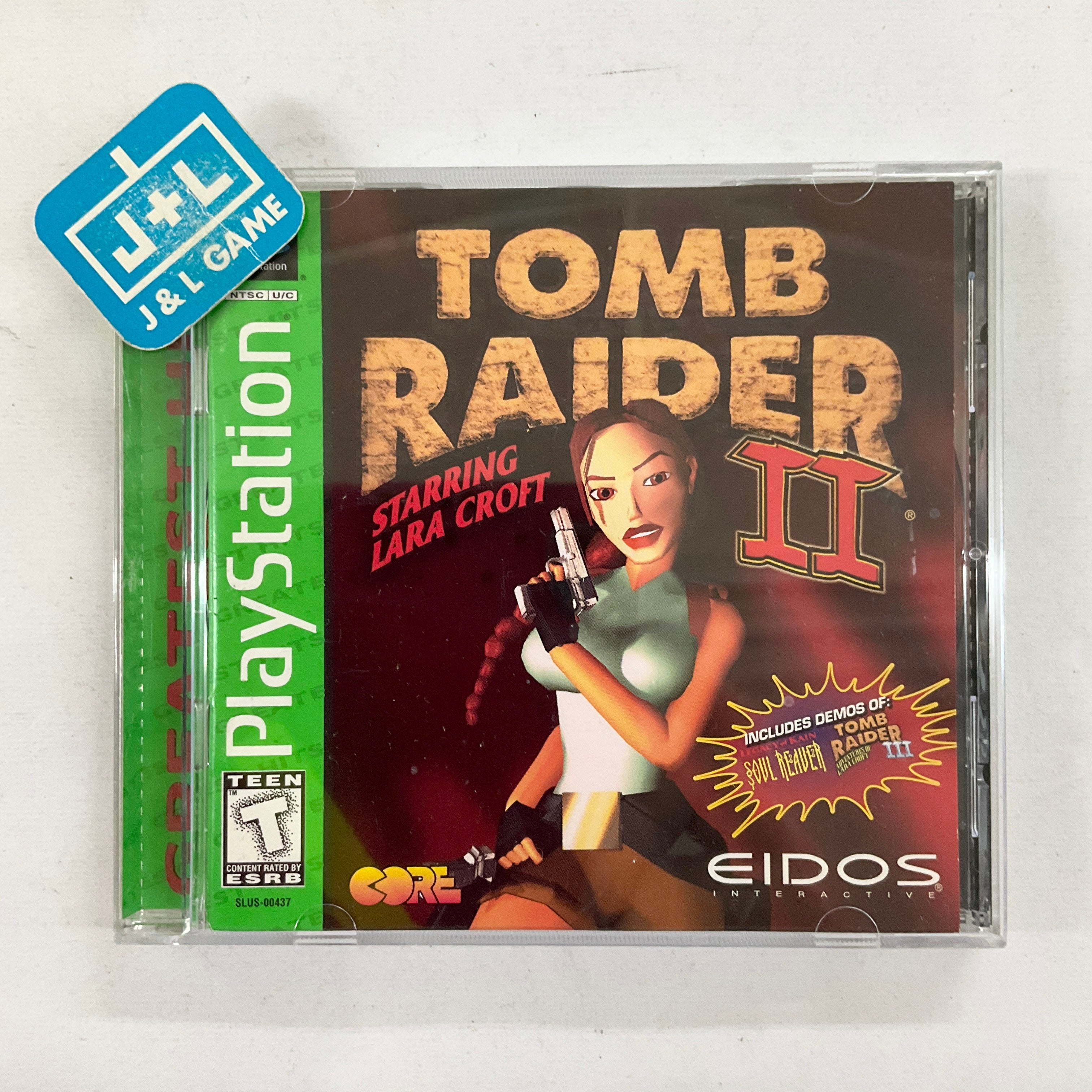 Tomb Raider II (Greatest Hits) - (PS1) PlayStation 1 [Pre-Owned] Video Games Eidos Interactive   