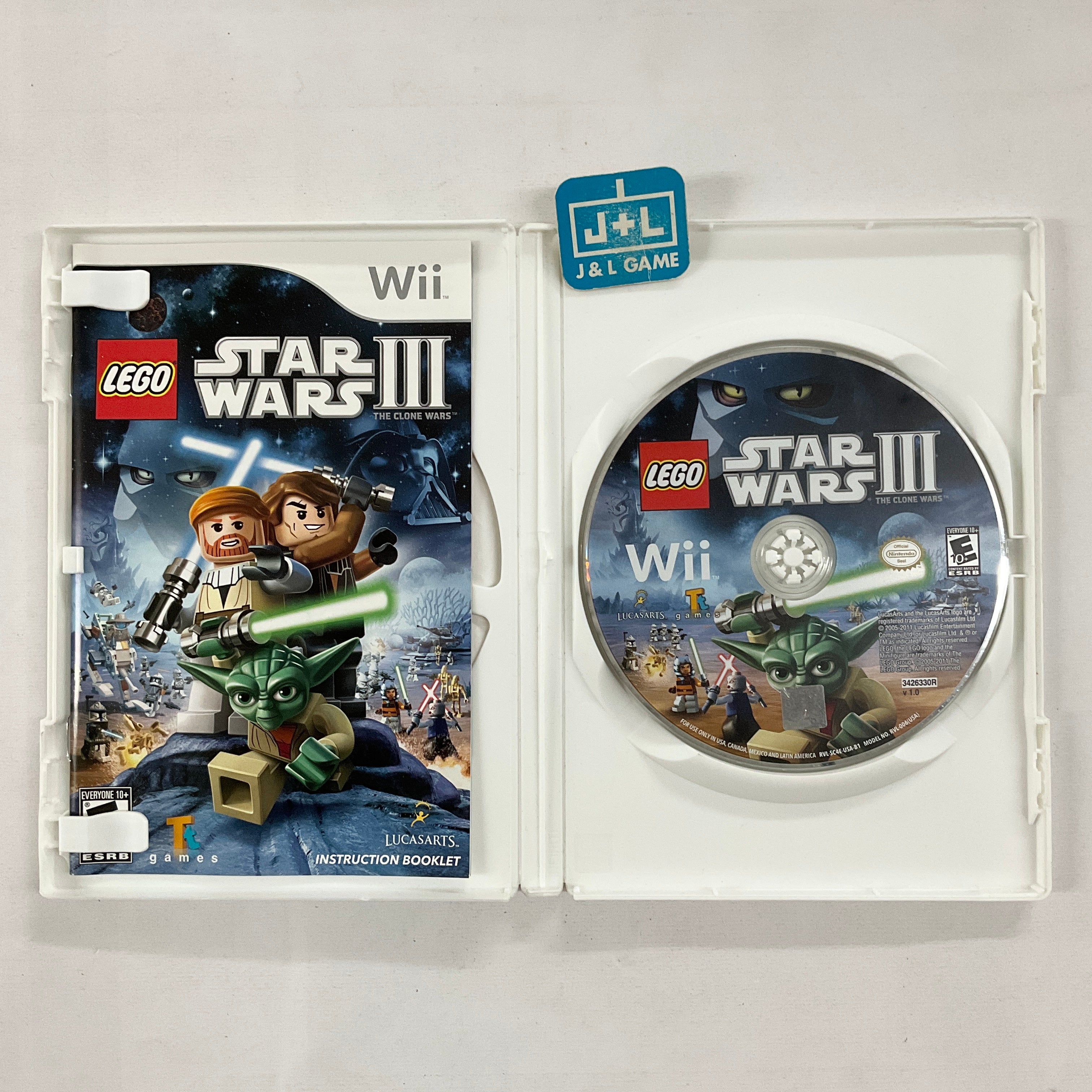 Lego Star Wars III: the Clone Wars - Nintendo Wii [Pre-Owned] Video Games LucasArts   