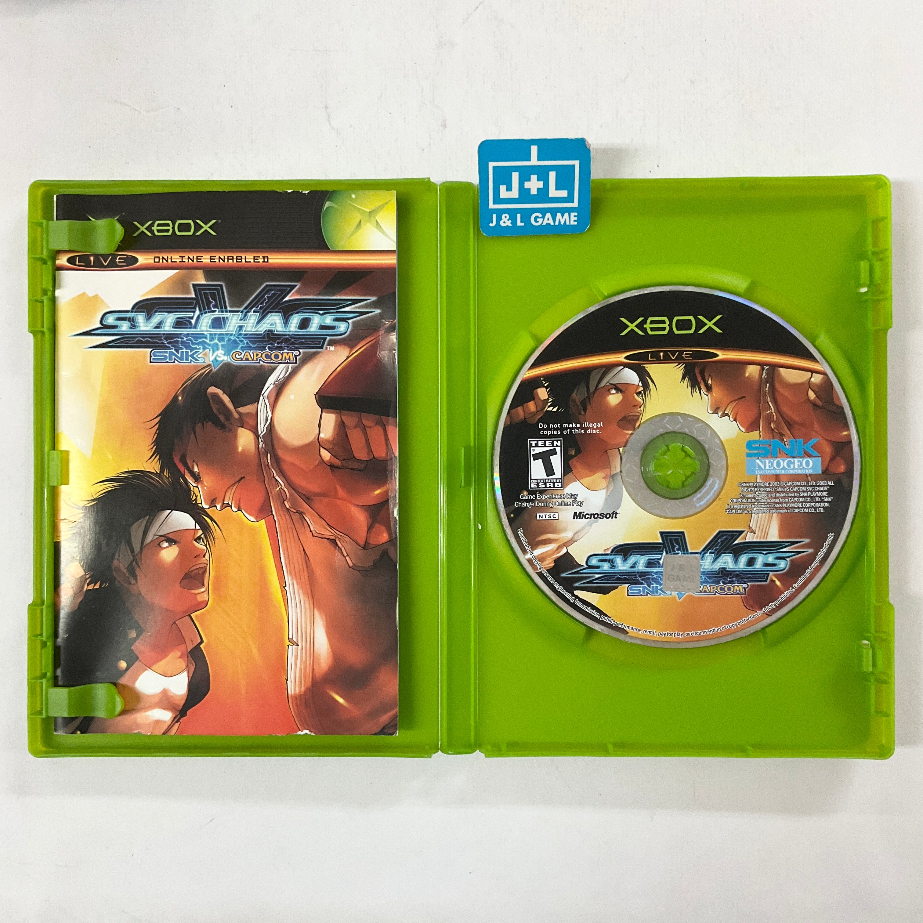 SVC Chaos: SNK vs. Capcom - (XB) Xbox [Pre-Owned] Video Games SNK Playmore