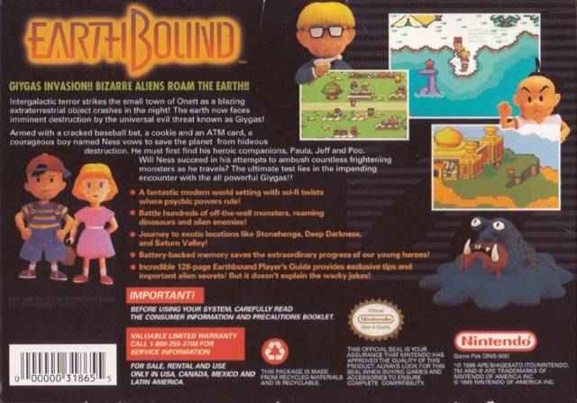 EarthBound - (SNES) Super Nintendo [Pre-Owned] Video Games Nintendo   