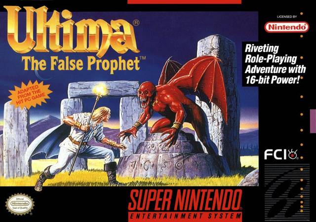 Ultima The False Prophet for high quality Super Nintendo