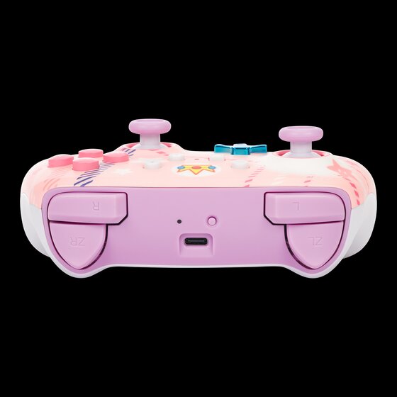 PowerA Enhanced Wireless Controller (Princess Peach Plaid) - (NSW) Nintendo Switch ACCESSORIES Power A   