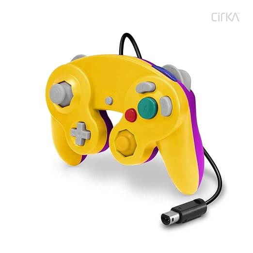 2 Gamecube retailer Controllers - Purple & Yellow (NEW) - Nintendo