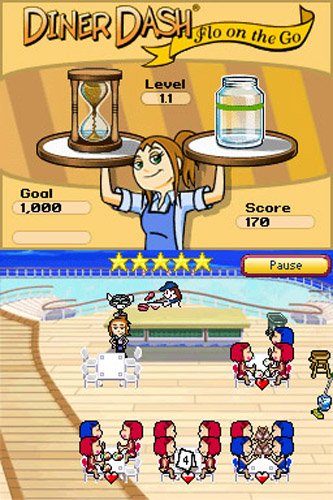 Diner Dash: Flo on the Go - (NDS) Nintendo DS [Pre-Owned] Video Games Zoo Games   