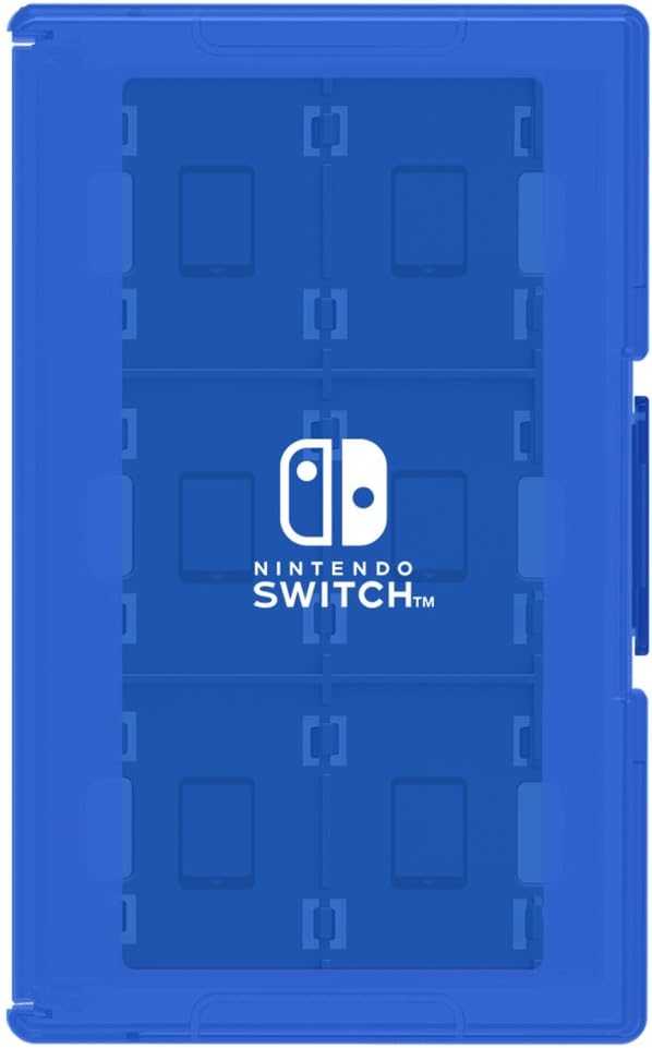 HORI Nintendo Switch Game Card Case 24 (Blue) - (NSW) Nintendo Switch (Japanese Import) Accessories Hori   