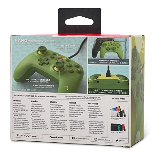 PowerA Nano Wired Controller (Toon Link) - (NSW) Nintendo Switch ACCESSORIES PowerA