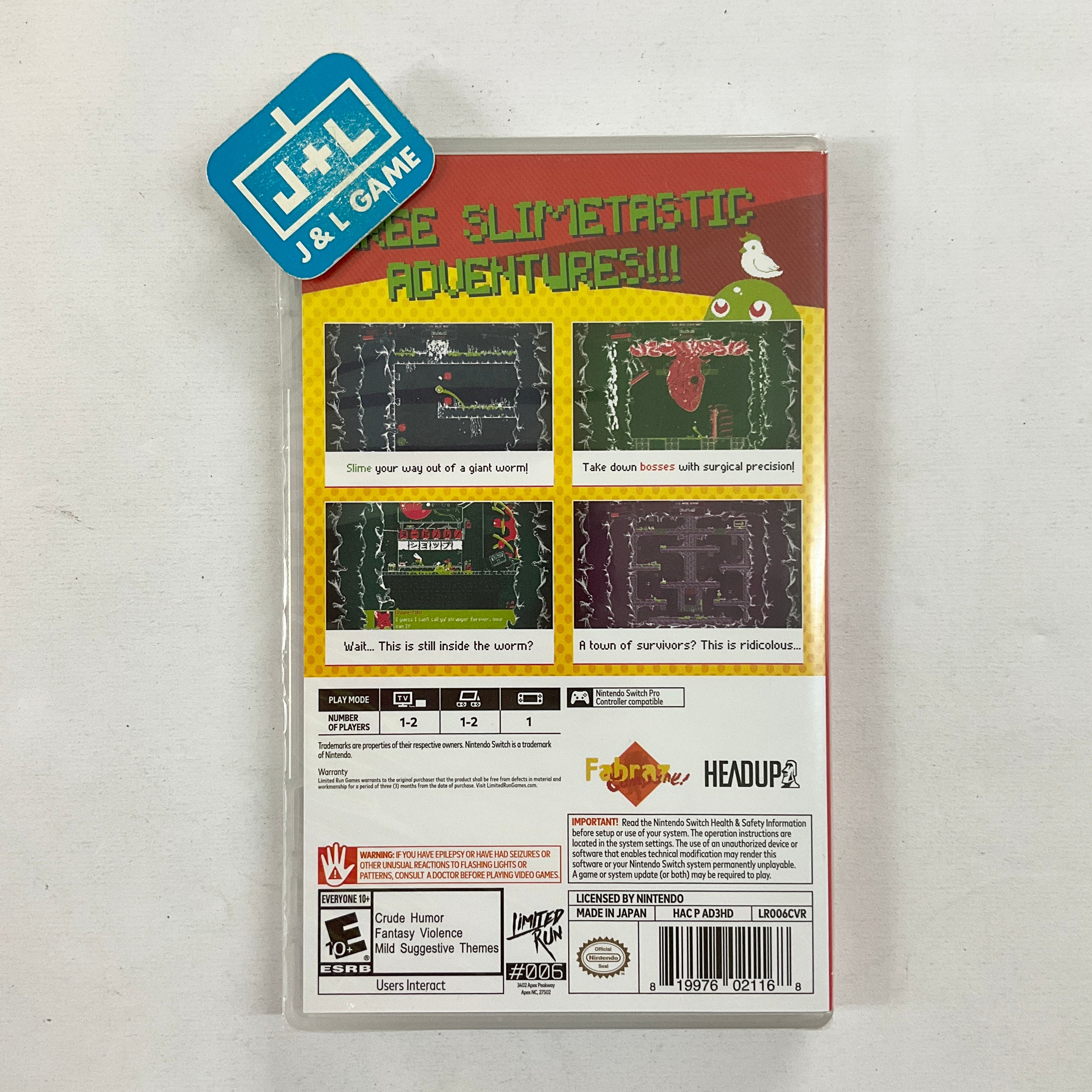 Slime-san: Superslime Edition (Limited Run #006) - (NSW) Nintendo Switch Video Games Limited Run Games   