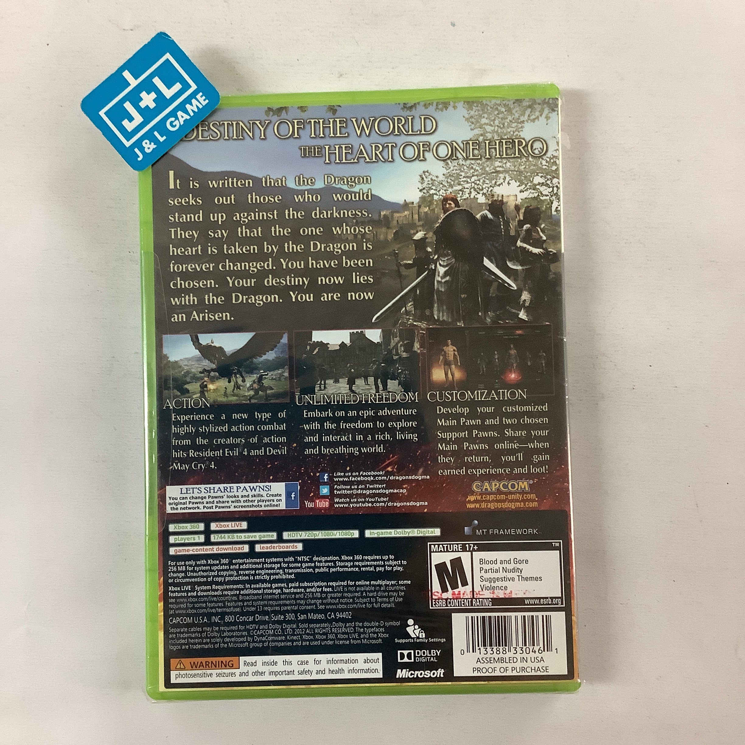 Dragon's Dogma - Xbox 360 Video Games Capcom   