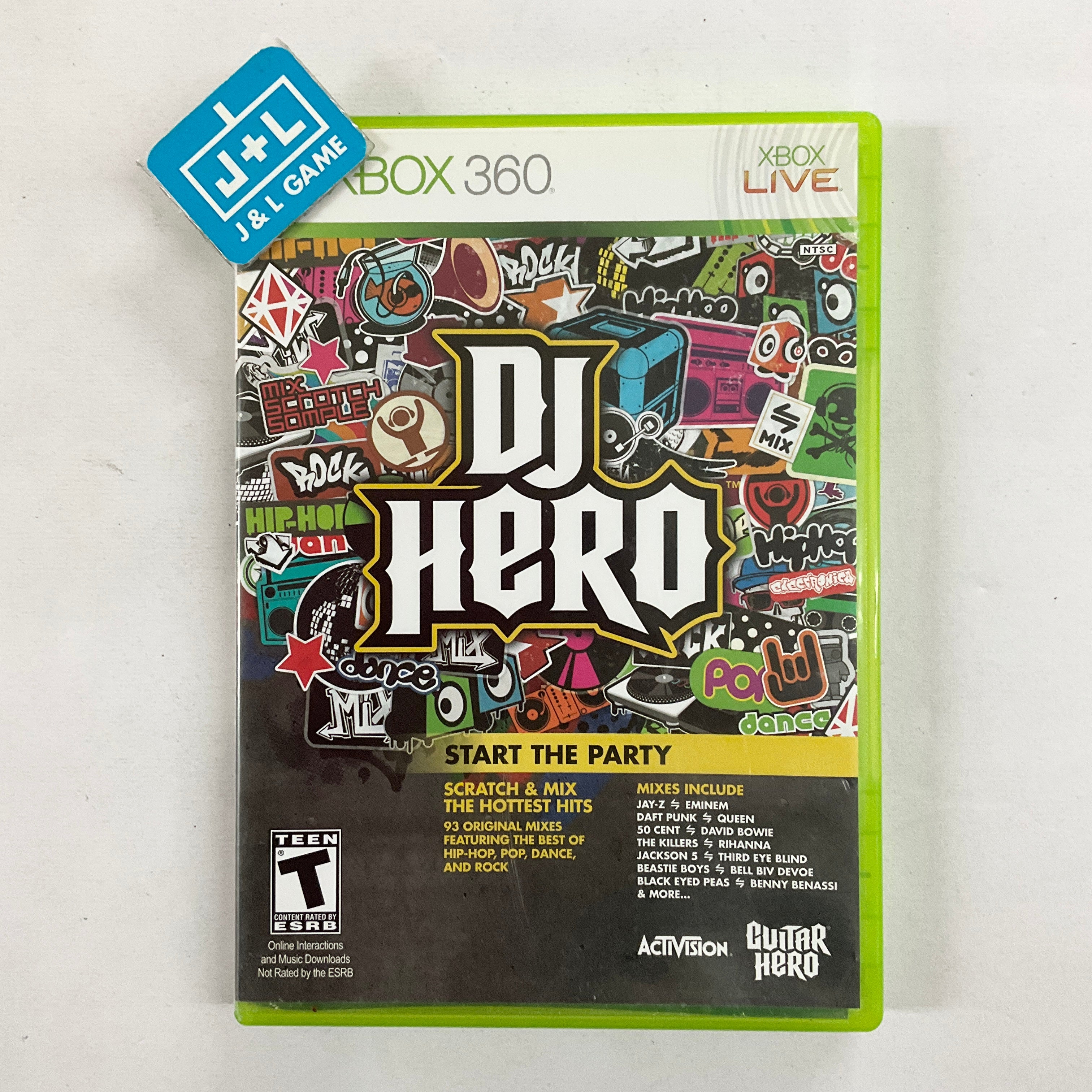 DJ Hero - Xbox 360 [Pre-Owned] Video Games Activision