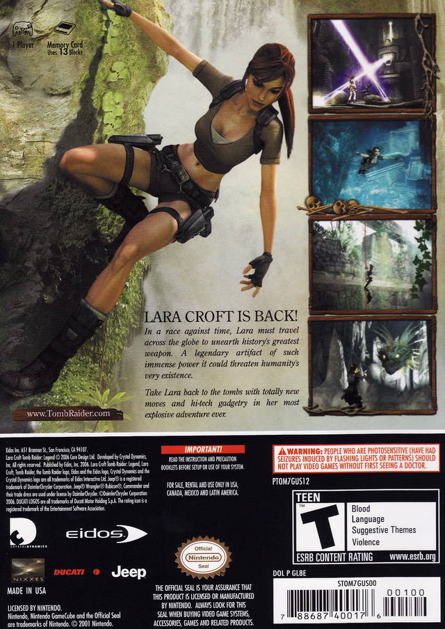 Tomb Raider Legend cheapest for Nintendo GameCube