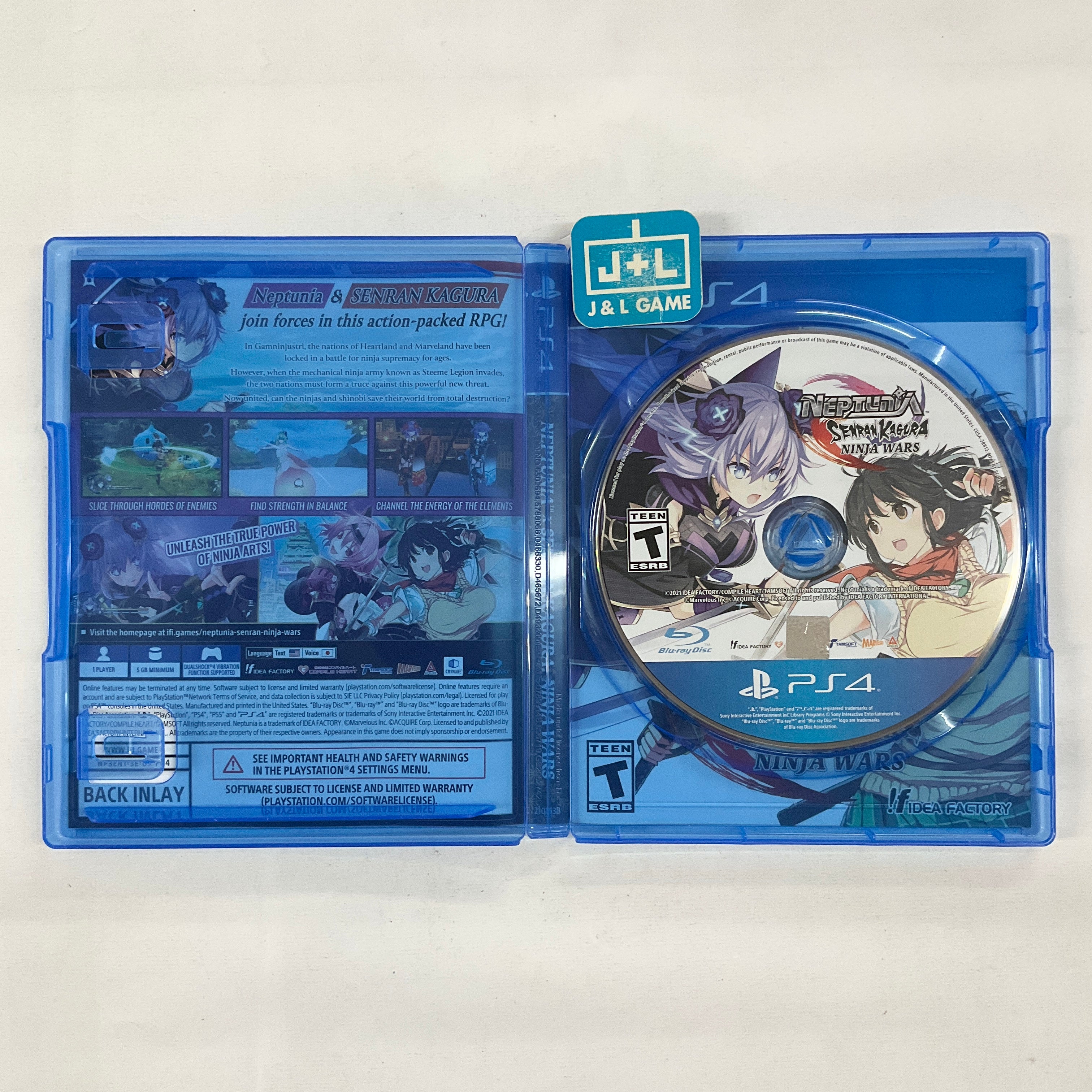 Neptunia X Senran Kagura: Ninja Wars - (PS4) PlayStation 4 [Pre-Owned] Video Games Idea Factory International   