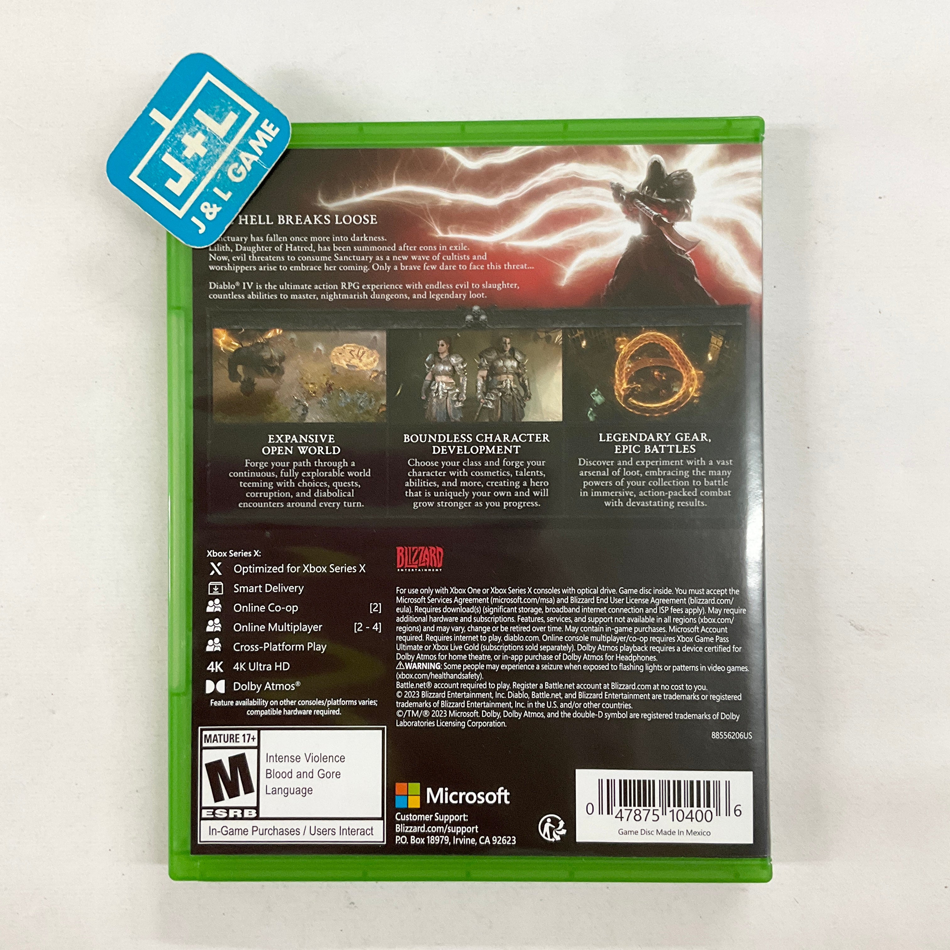 Diablo IV - (XSX) Xbox Series X [Pre-Owned] Video Games Blizzard Entertainment   