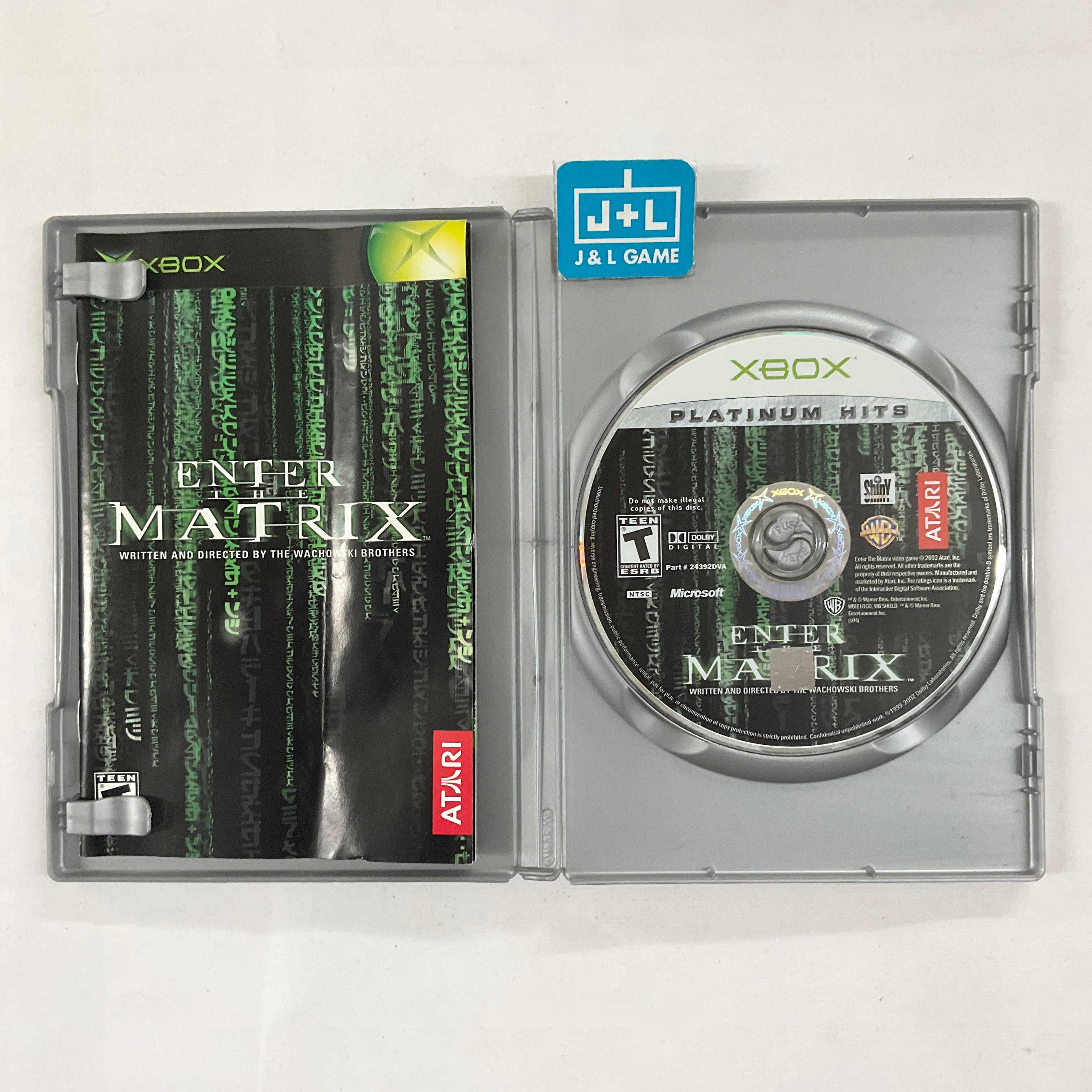 Enter the Matrix (Platinum Hits) - (XB) Xbox [Pre-Owned] Video Games Atari SA