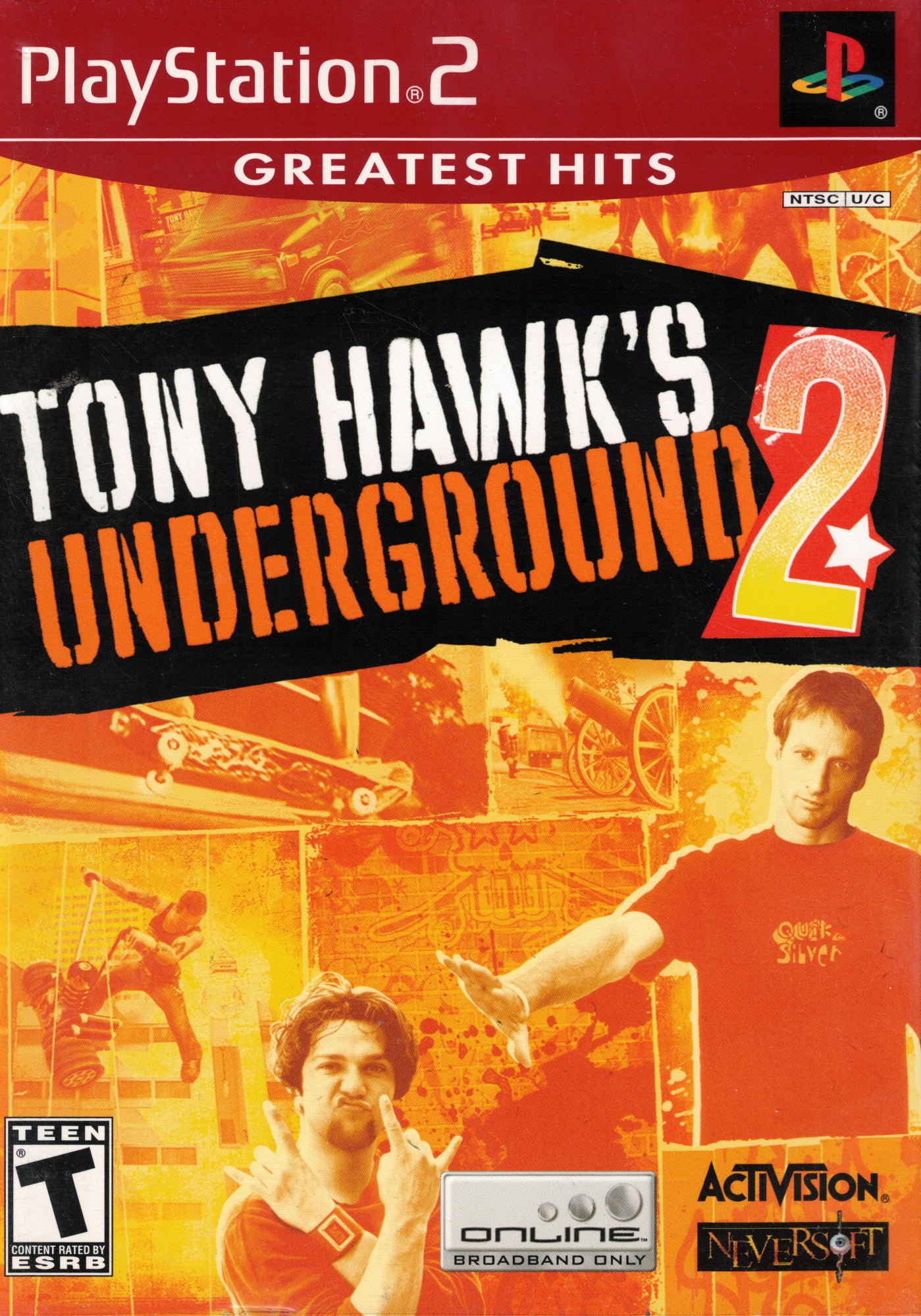 Tony Hawk's Underground 2 (Greatest Hits) - (PS2) PlayStation 2 [Pre-Owned] Video Games Activision