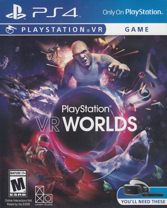 PlayStation VR Worlds - (PS4) PlayStation 4 Video Games Sony Interactive Entertainment   