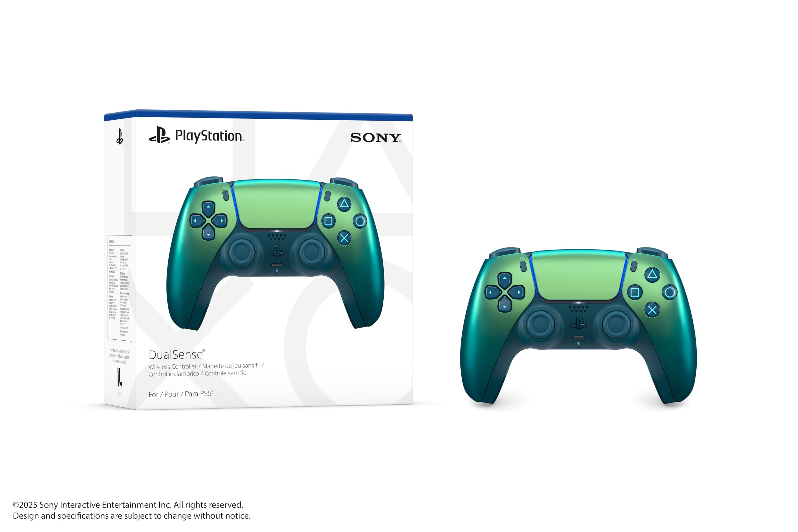 SONY PlayStation 5 DualSense Wireless Controller (Chroma Teal) - (PS5) PlayStation 5 ACCESSORIES PlayStation