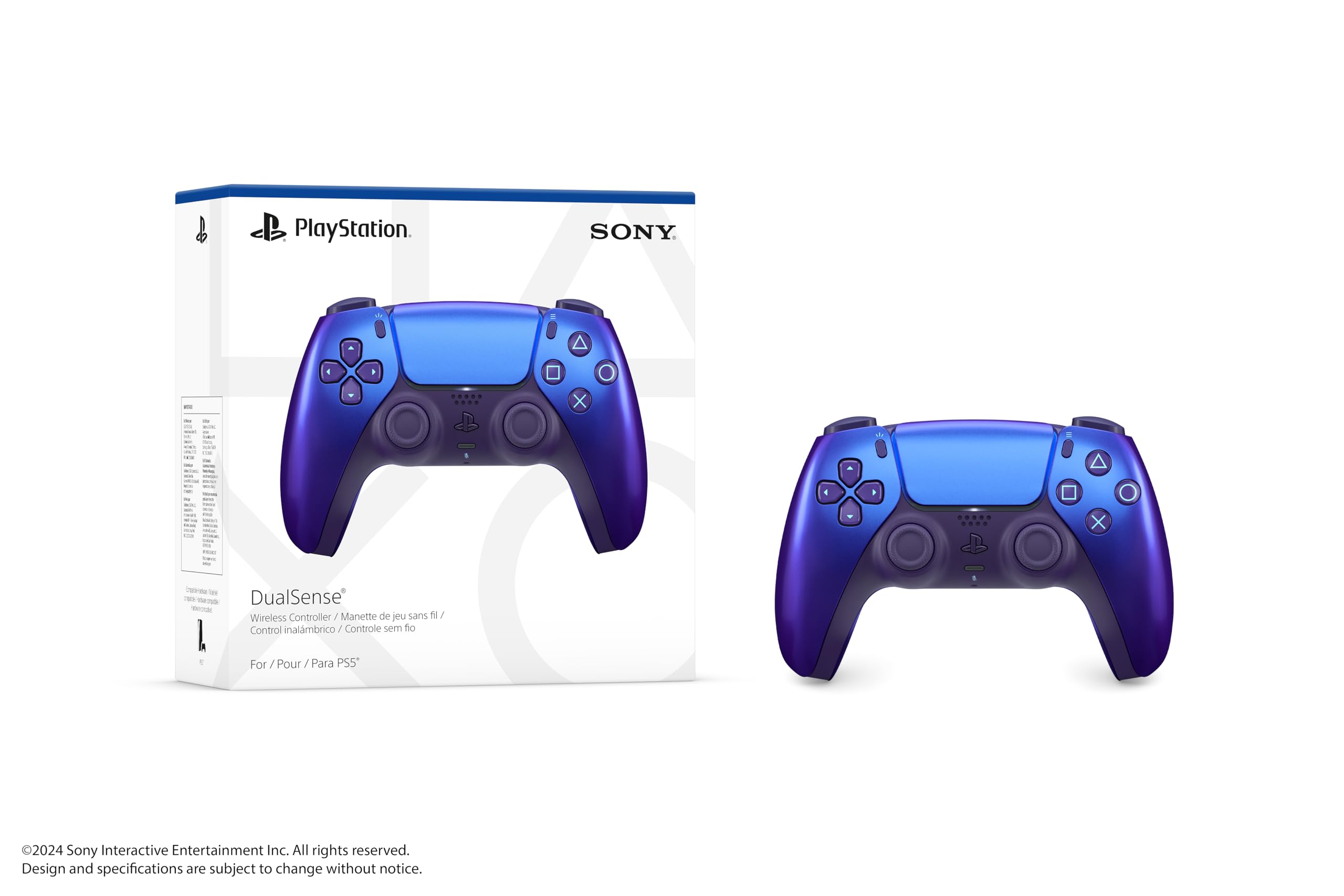 SONY PlayStation 5 DualSense Wireless Controller (Chroma Indigo) - (PS5) PlayStation 5 ACCESSORIES PlayStation   