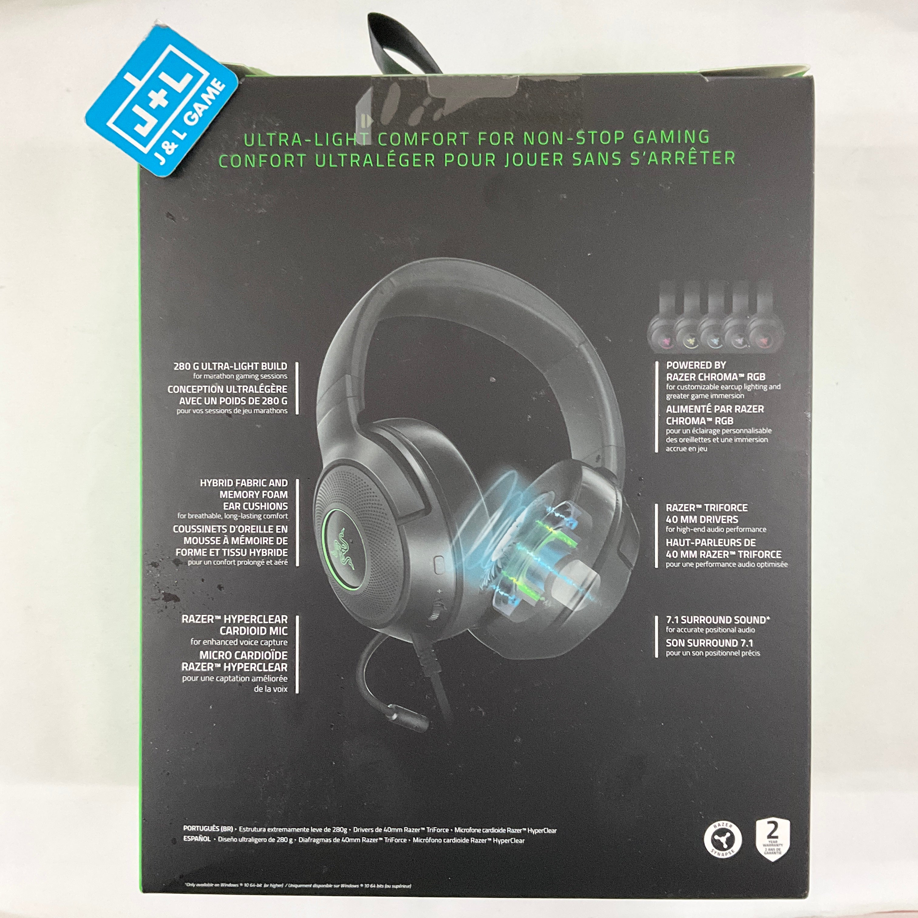 Razer Kraken V3 X Wired USB Gaming Headset - (PS5) PlayStation 5 ACCESSORIES Razer