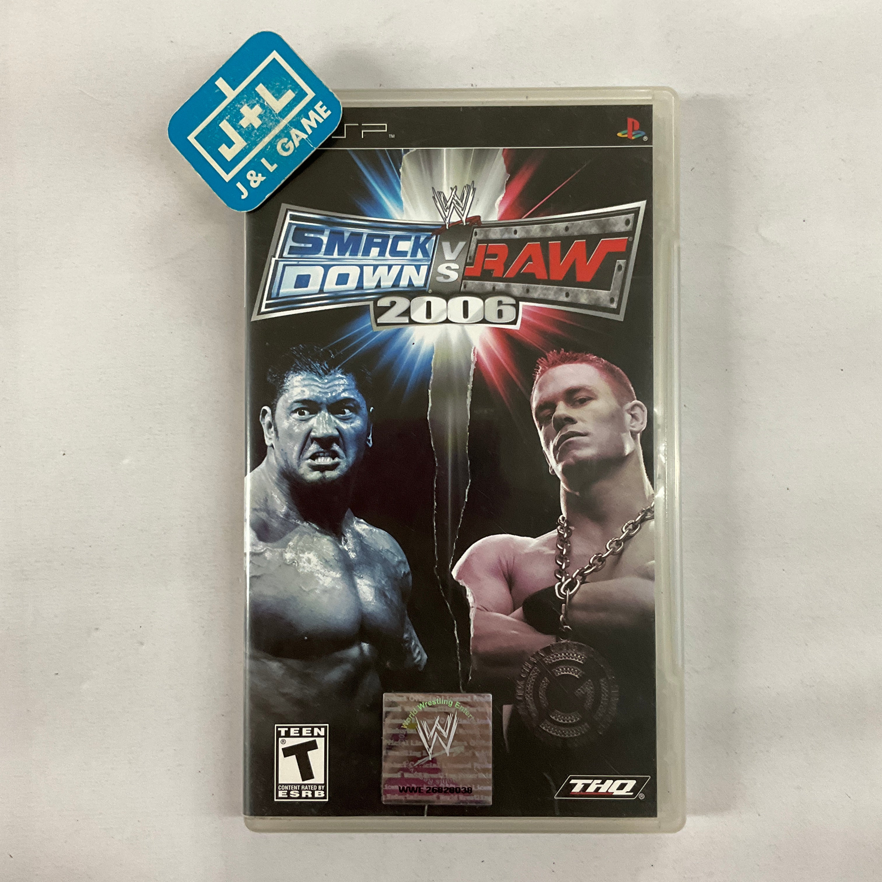 WWE SmackDown! vs. Raw 2006 - Sony PSP [Pre-Owned] Video Games THQ   