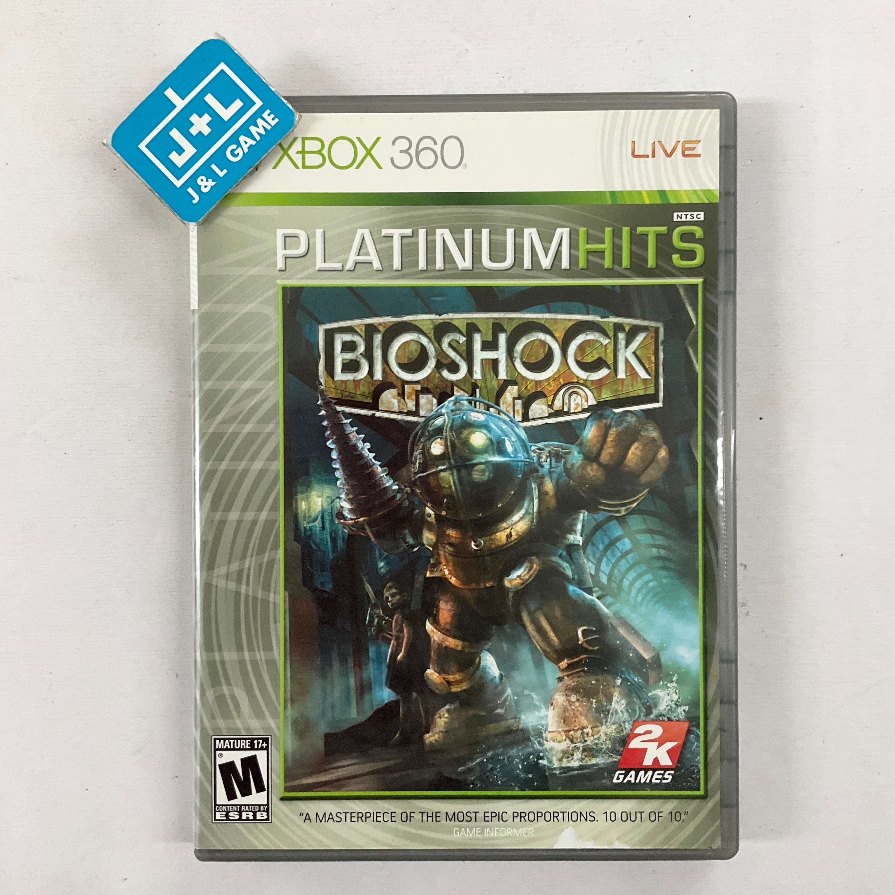 BioShock (Platinum Hits) - Xbox 360 [Pre-Owned] Video Games 2K Games