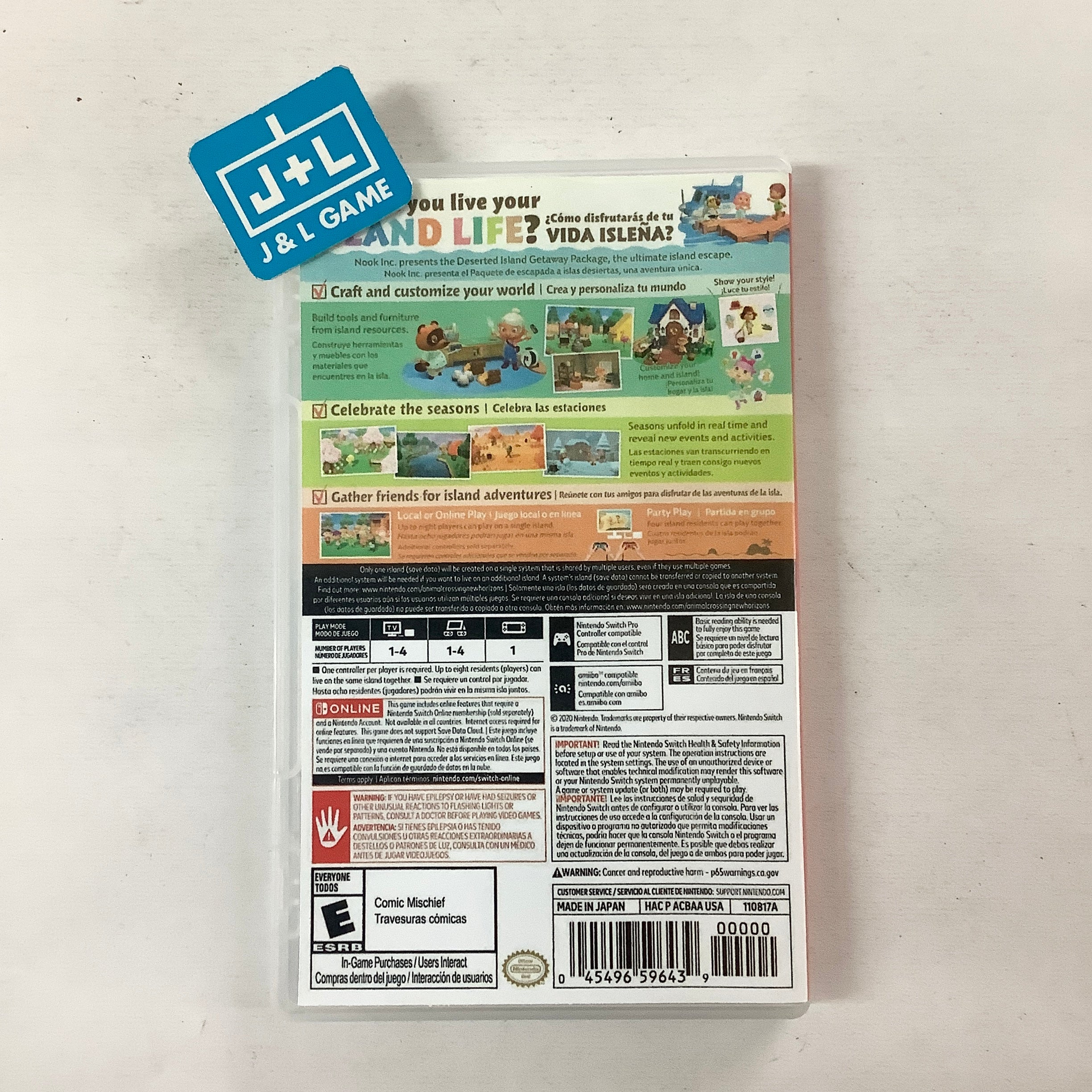 Animal Crossing: New Horizons - (NSW) Nintendo Switch [Pre-Owned] Video Games Nintendo   