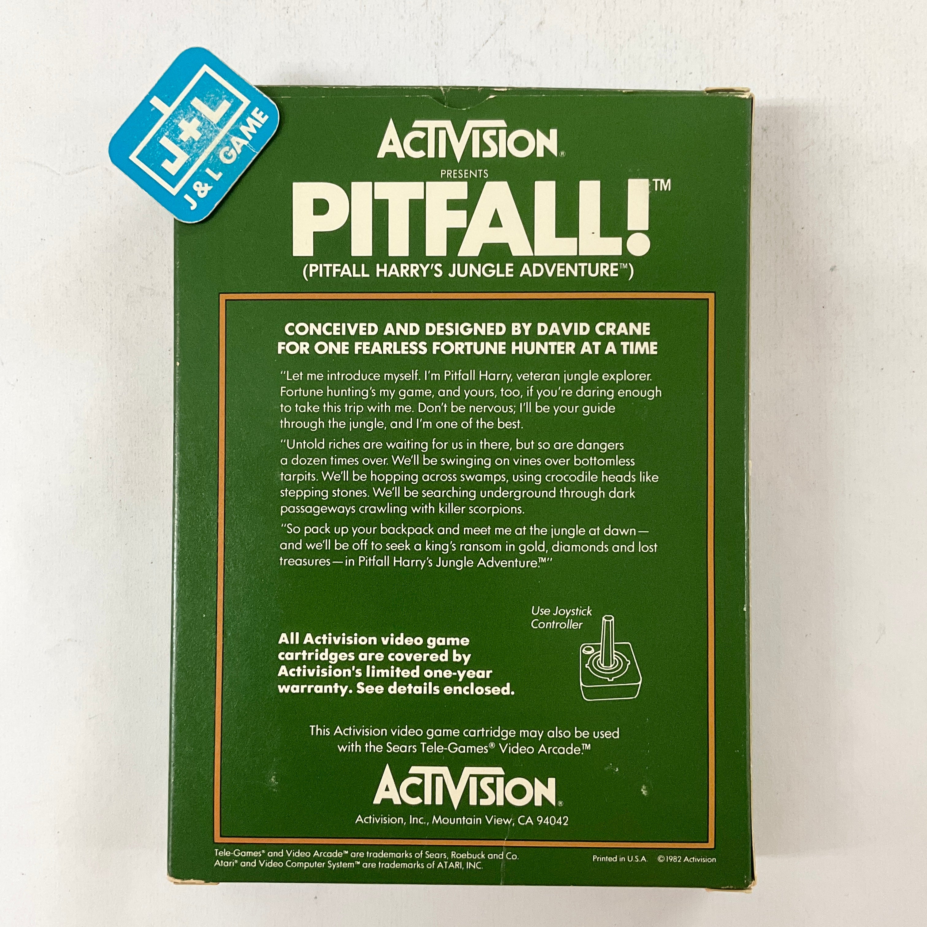 Pitfall! - (A26) Atari 2600 [Pre-Owned] Video Games Activision   