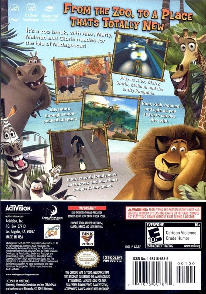 Madagascar - (GC) GameCube [Pre-Owned] Video Games Activision   