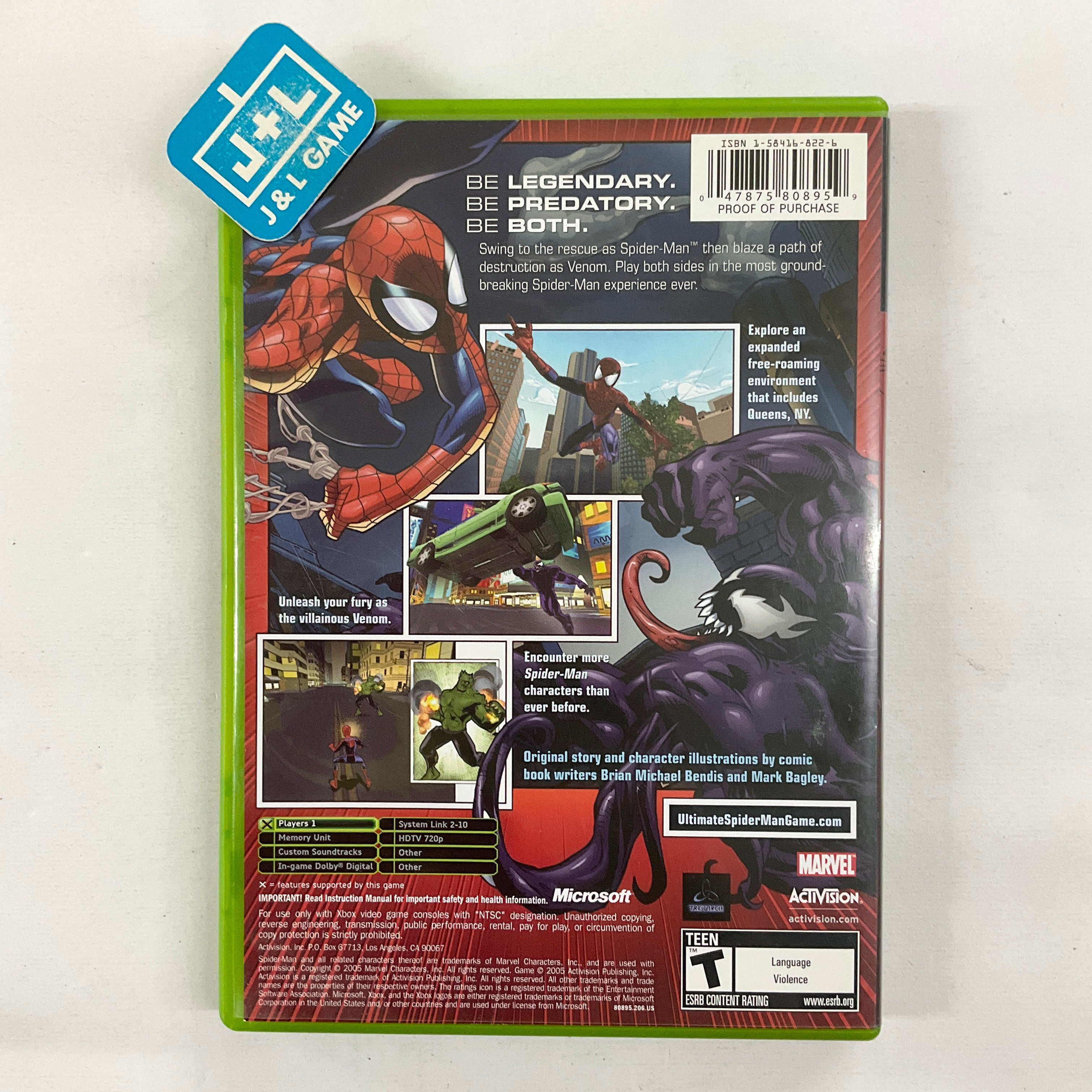 Ultimate Spider-Man - Xbox [Pre-Owned] Video Games Activision   