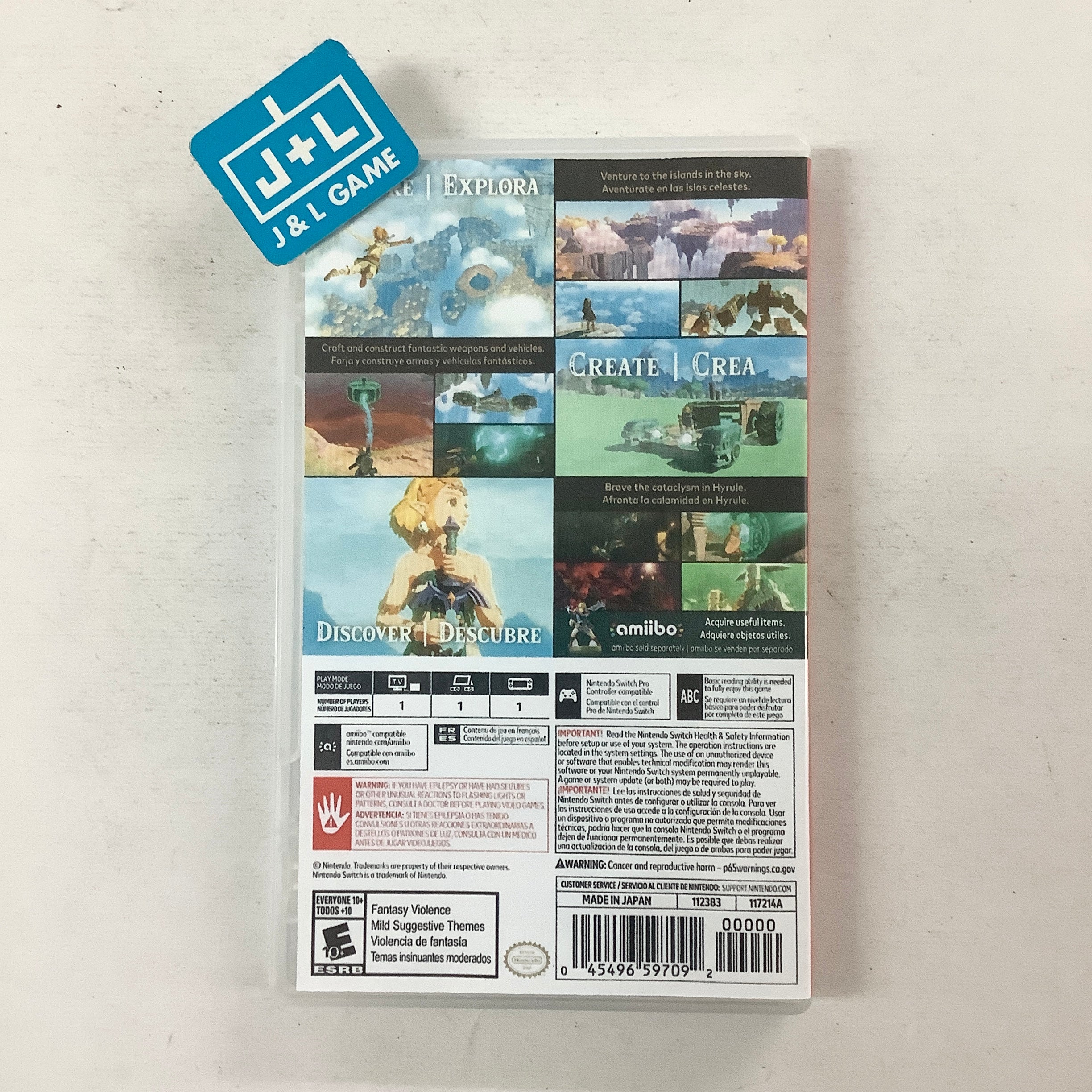 The Legend of Zelda: Tears of the Kingdom - (NSW) Nintendo Switch [Pre-Owned] Video Games Nintendo   