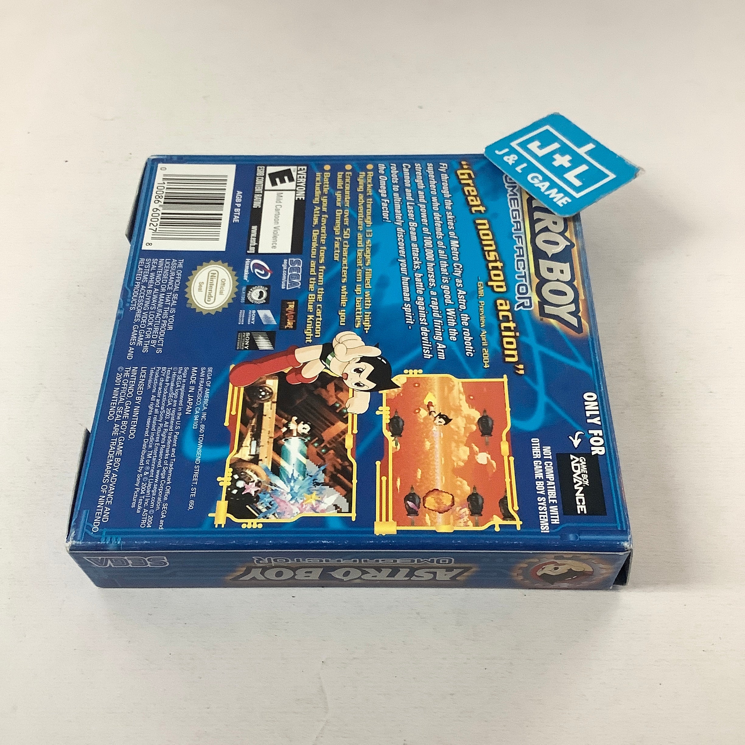 Astro Boy: Omega Factor - (GBA) Game Boy Advance [Pre-Owned] Video Games Sega