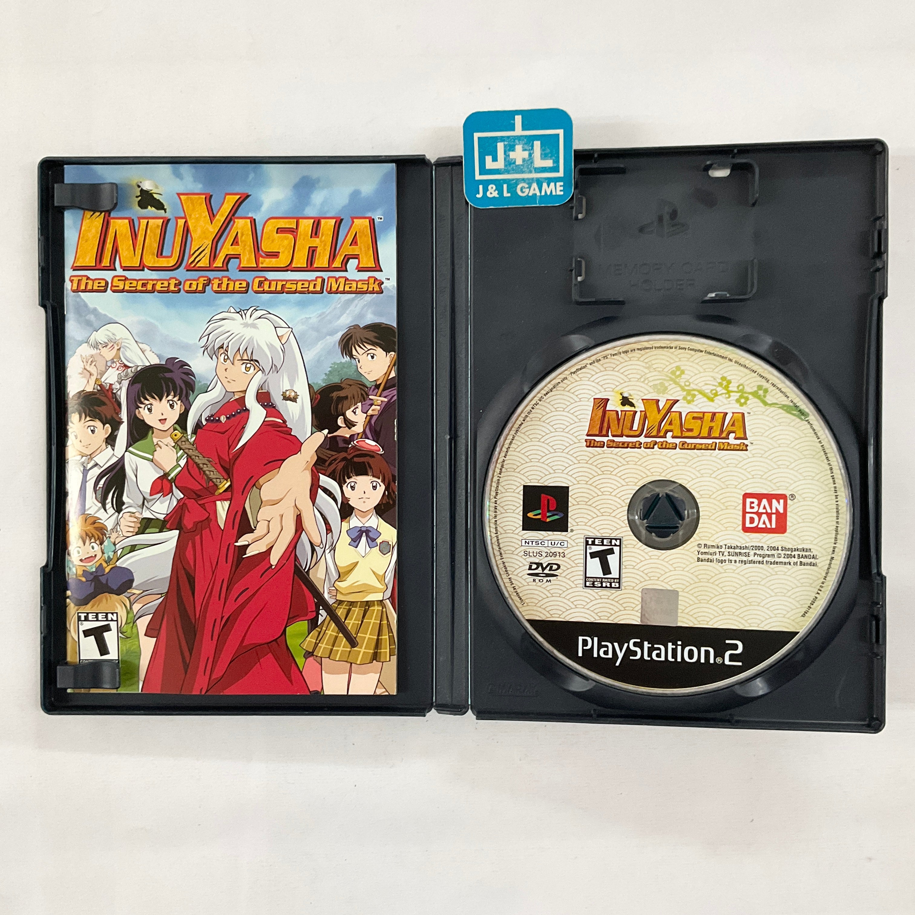 Inuyasha: The Secret of the Cursed Mask - (PS2) PlayStation 2 [Pre-Owned] Video Games Bandai   