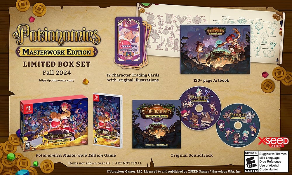 Potionomics (Masterwork Edition - Limited Box Set) - (NSW) Nintendo Switch Video Games XSEED Games   